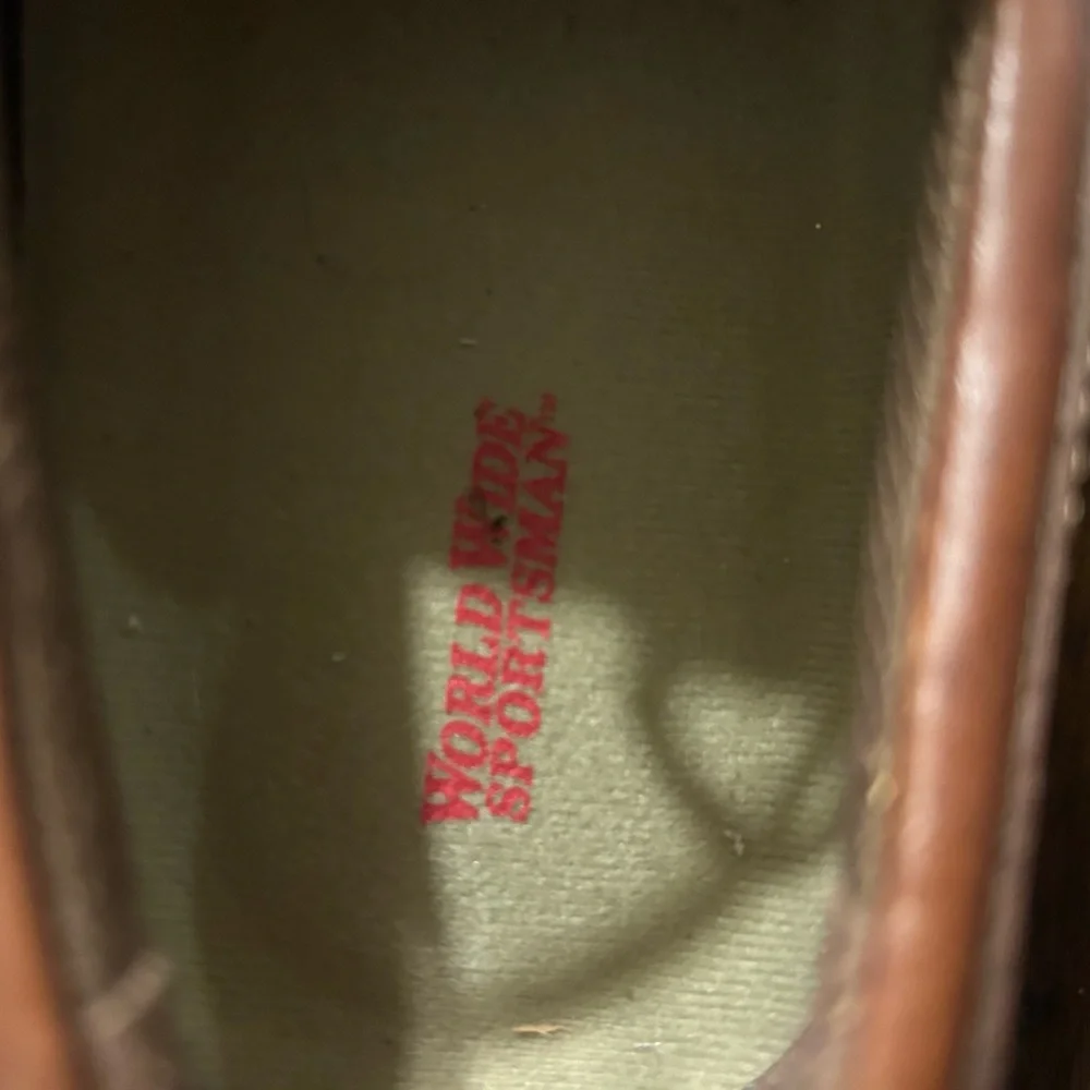 Bass Pro Shops Brown Leather Boat Shoes
